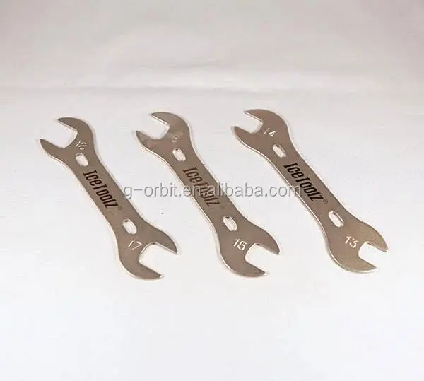 37x3 13/14/15/16/17/18mm Bike Hand Tool IceToolz Steel Hub Cone Wrench Set 