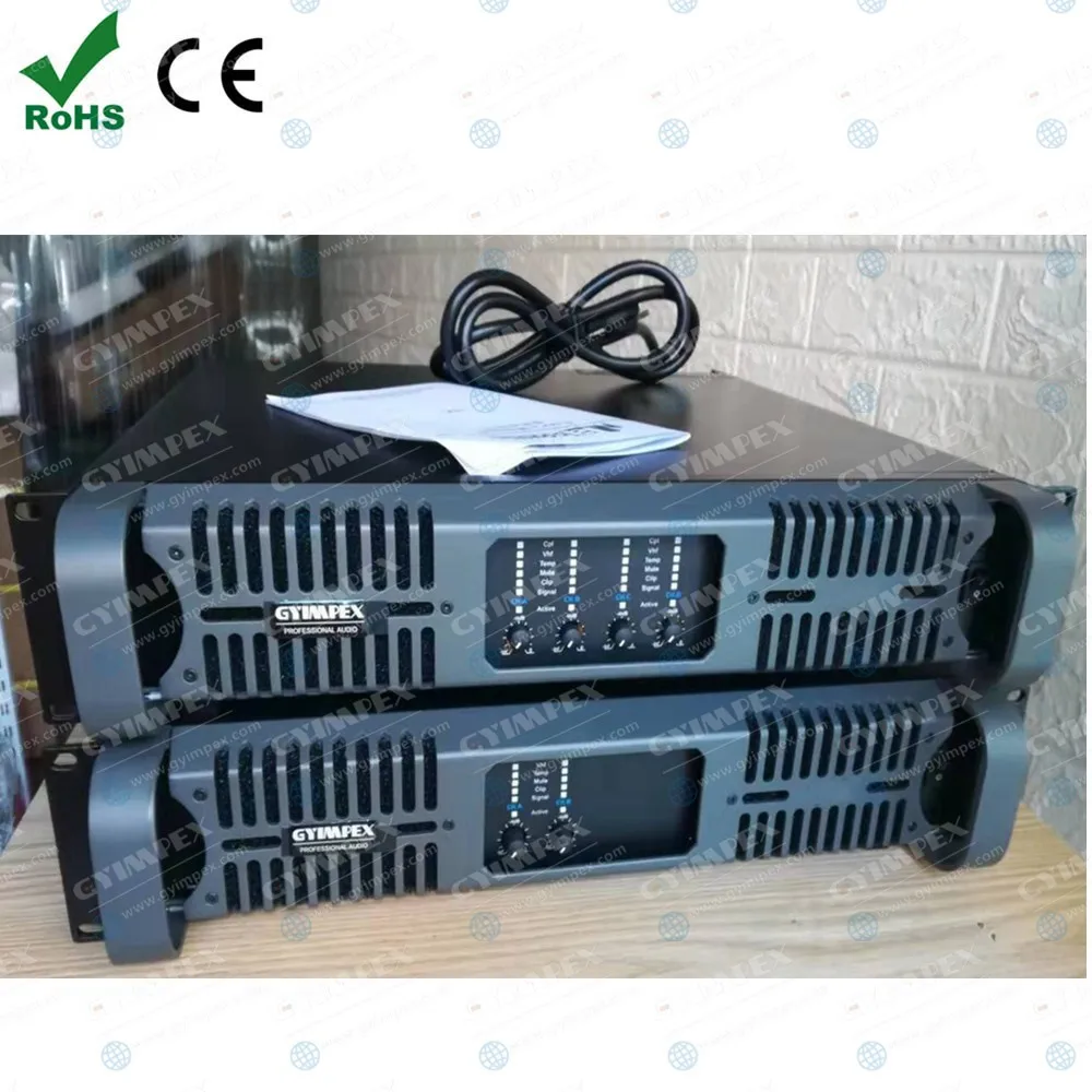 8000 Watt Power Amplifier Sound System Fp15 Professional 2 Channel