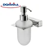 Stainless steel brushed square soap shampoo holder