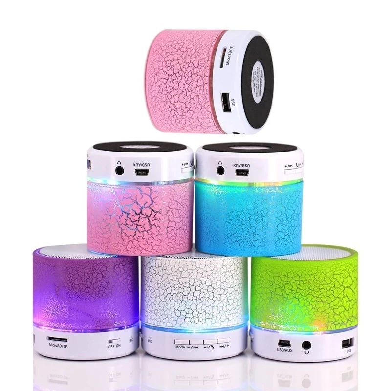 Best selling Mini Wireless BT Speaker With LED TF USB