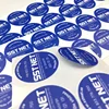 Scratch resistant tear off label sticker printing