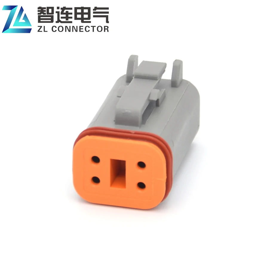 In Stock 4 Ways Female Auto Socket Deutsch DT auto connectors and 4 pin connector DT06-4S