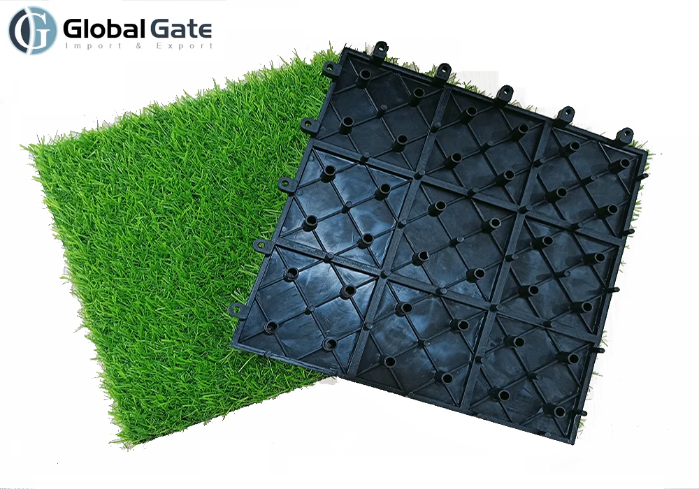 Diy Artificial Grass Tiles For Balcony And Garden Decoration Grass