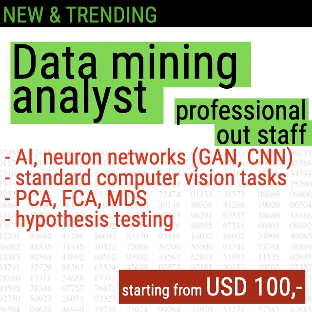 
Data mining analyst professional outstaff 
