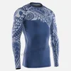 Hot latest design custom sublimated men rash guard