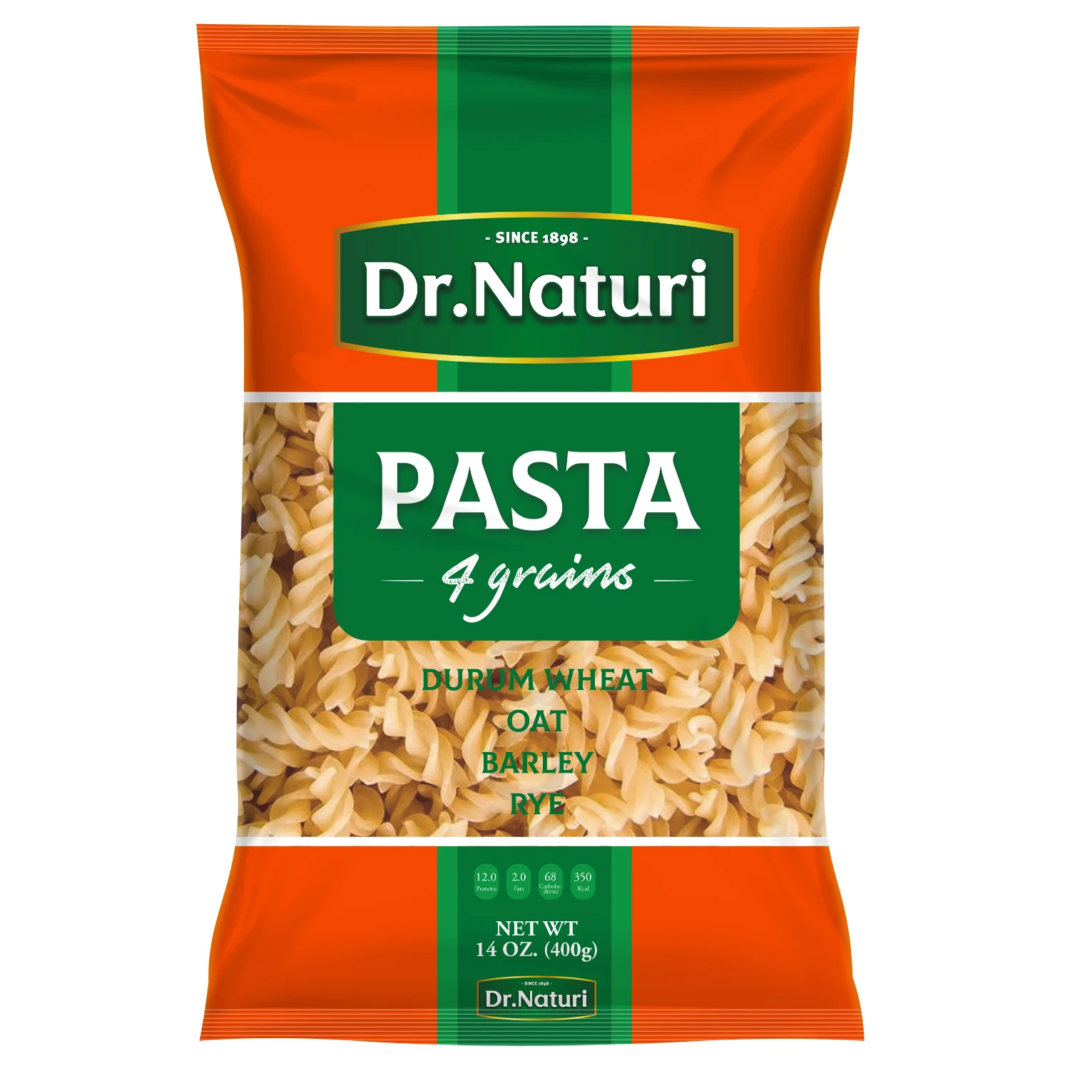 
DR. NATURY 4 GRAIN PASTA Fusilli 