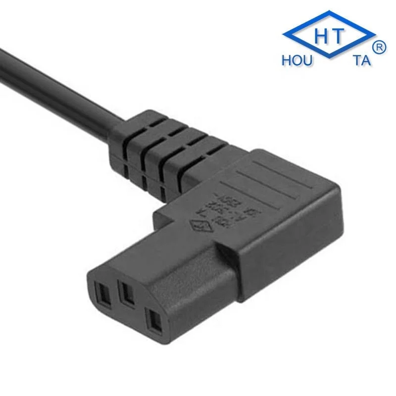
C13 AC Power Cord Right Angle 