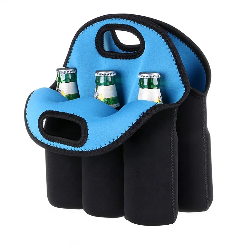 Hot Sale 6 Pack Beer Cooler Tote Bag Extra Thick Neoprene Beer Bottle