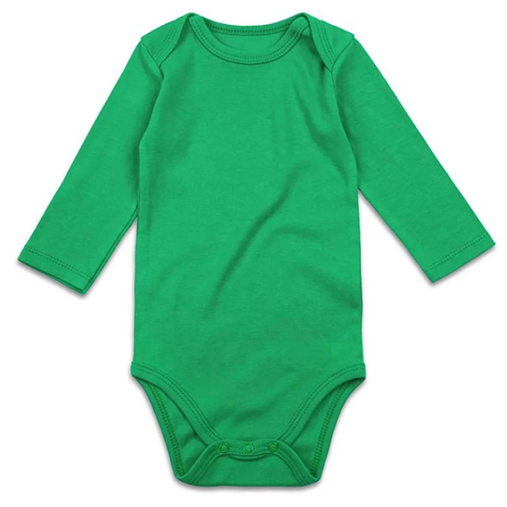 green long sleeve onesie
