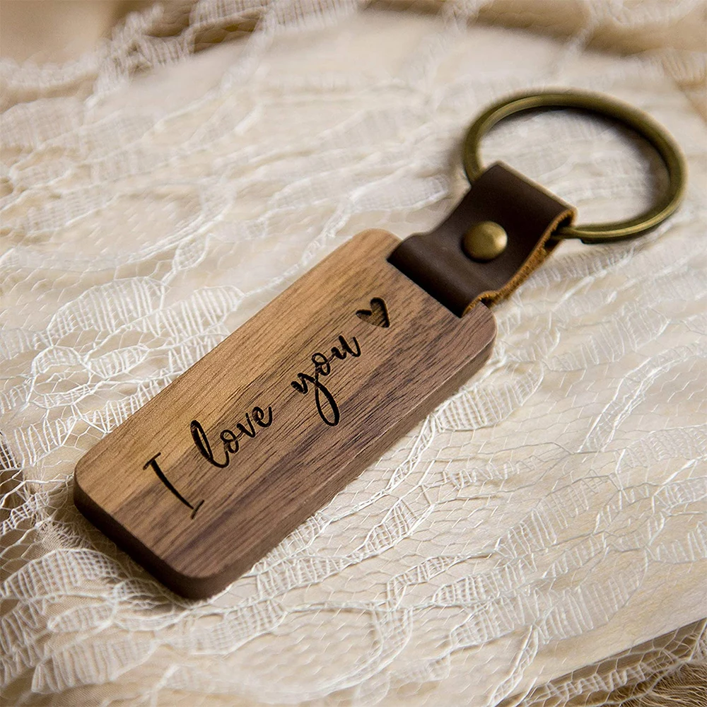 Custom Blank Wood Carving Name Keychain,Wooden Handicrafts Blank Wooden ...