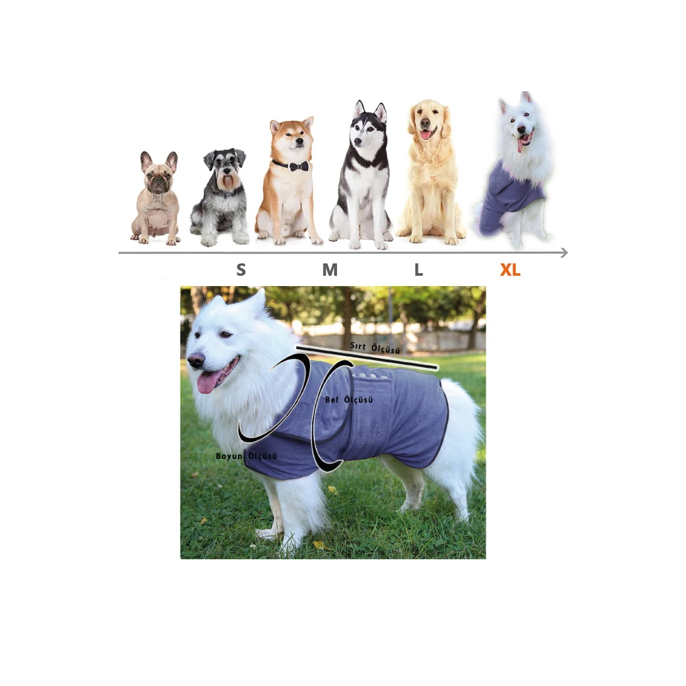 Top Seller Soft Microfiber Double Layer Dog Drying Coat Buy Dog Drying Coat / Dog Dryer Dry