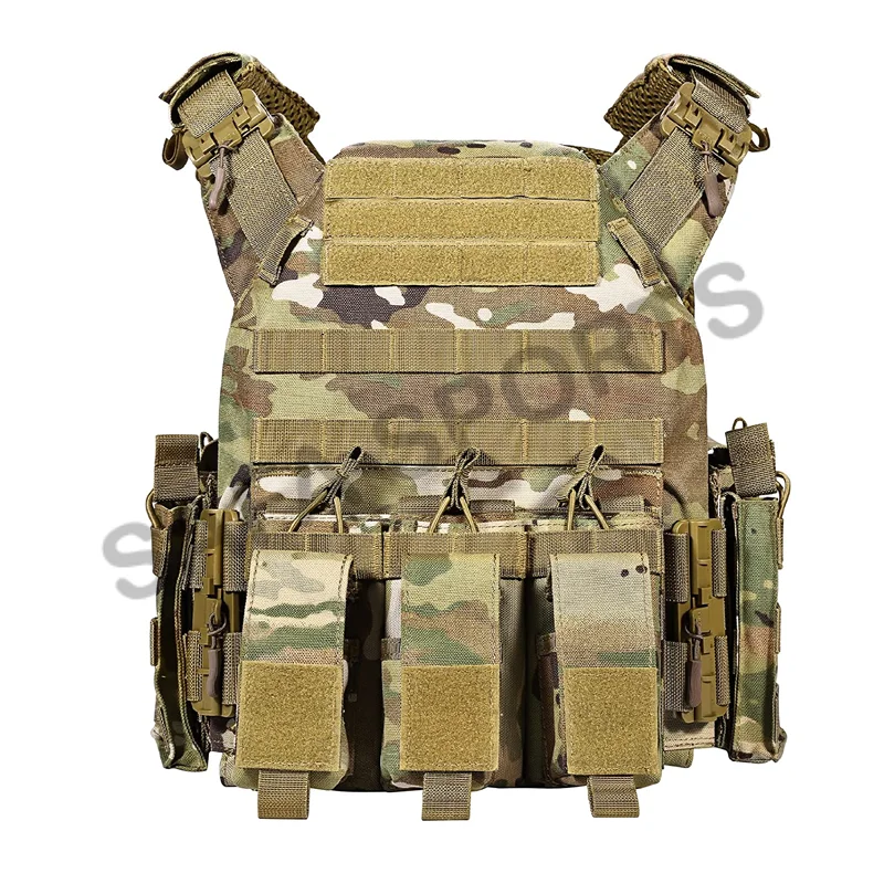 Custom Tactical Vest Black Equipment Cardura Safety Vest Tactical 