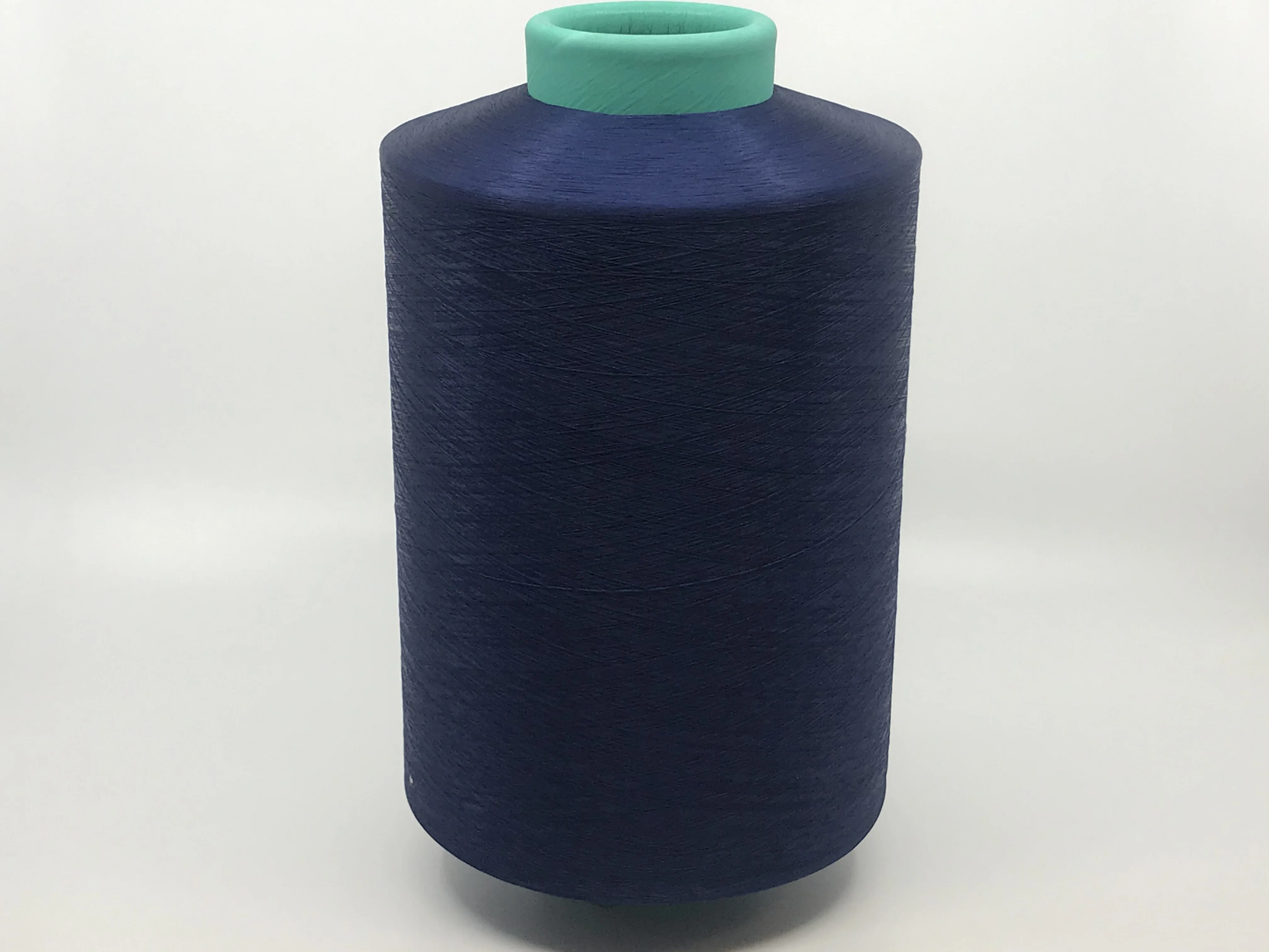 批发工厂涤纶,圆形针织经编ges纱线pes 75d36f sd深蓝色nim,sim,他