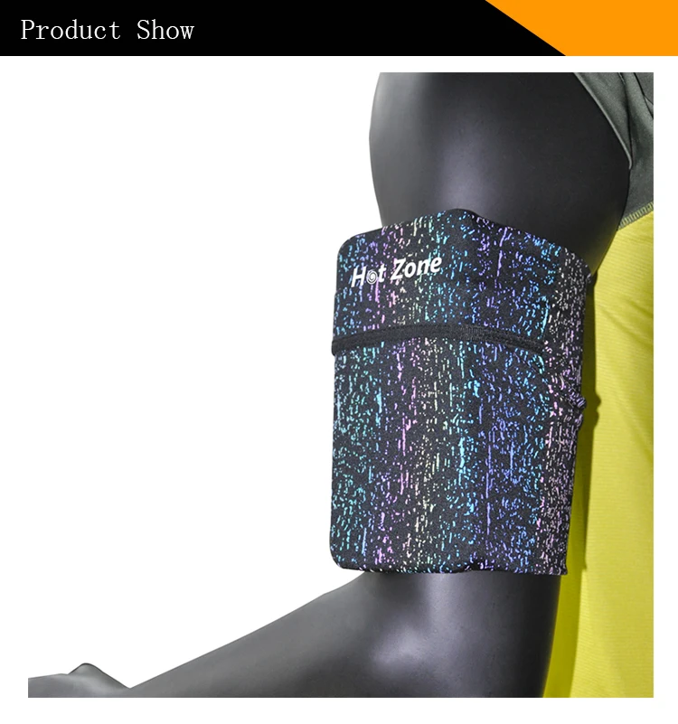 Reflective Workout Universal Exercise Sports Arm Holder Running Armband Sleeve For All Phones