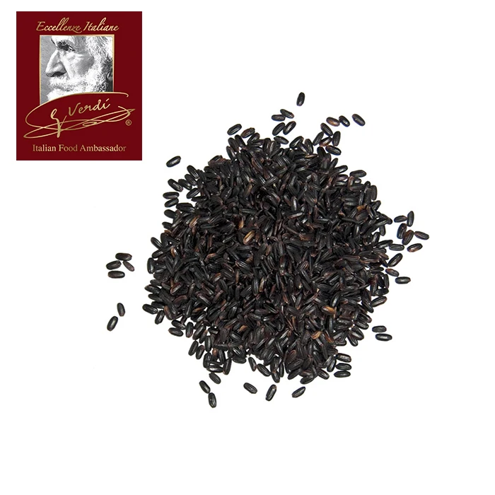 1000 g black rice giuseppe verdi selection italian made in italy