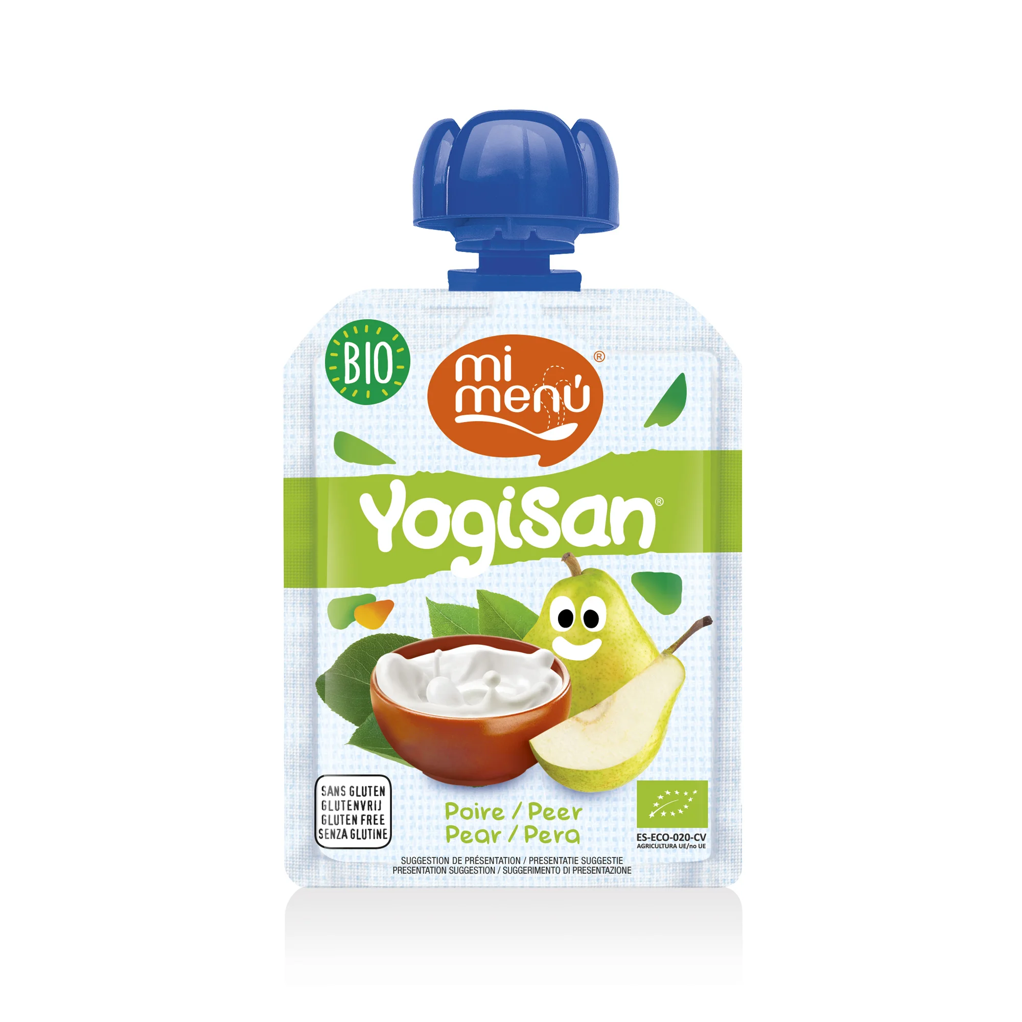 
Pouch Yogisan pear Bio - Mi menu 