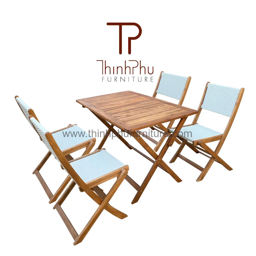 Wicker Rattan Dining Set Patio Furniture Modern Outdoor Furniture