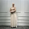 2019 wholesale new arrival high quality shining sequin and chiffon dress muslim abaya