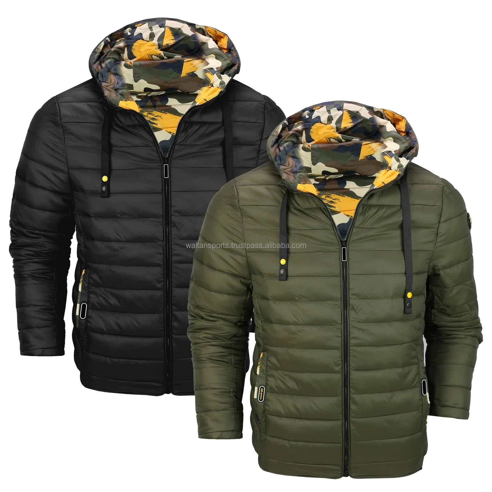 Men's Brand Down Jacket Puffer Down Jacket Men's Large Fur Collar