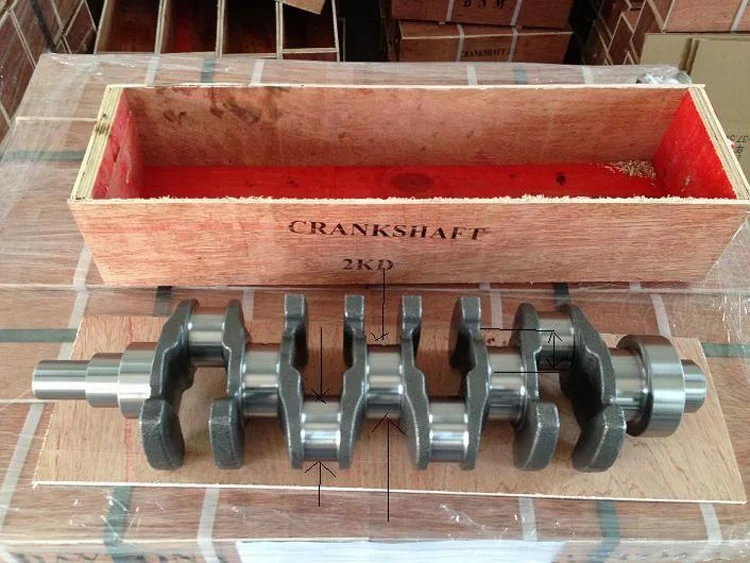 1340130020 2kd Crank Shaft Crankshaft For Hiace Van Quantum Mini Bus