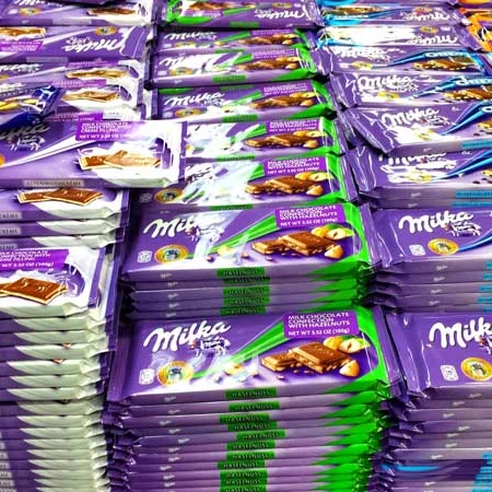 Шоколадка Milka Эстетика