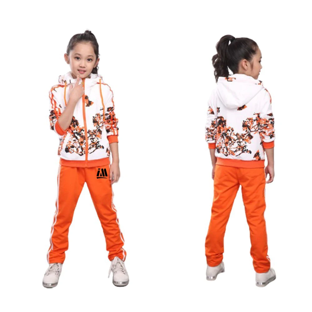 orange tracksuit womens