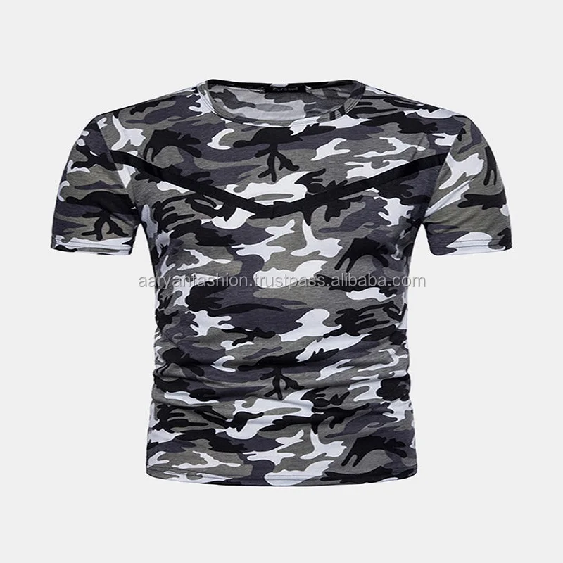 High Street T-Shirts Design Oversized Camo T Shirts Custom Camouflage T- Shirt Private Label - China Clothing and Cotton price