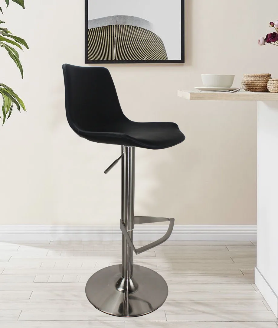 modern bar furniture fashion bar stool with adjustable leather bar stool