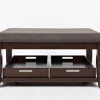 One Shelf Rest Time Small solid wood coffee Table With cushion on top