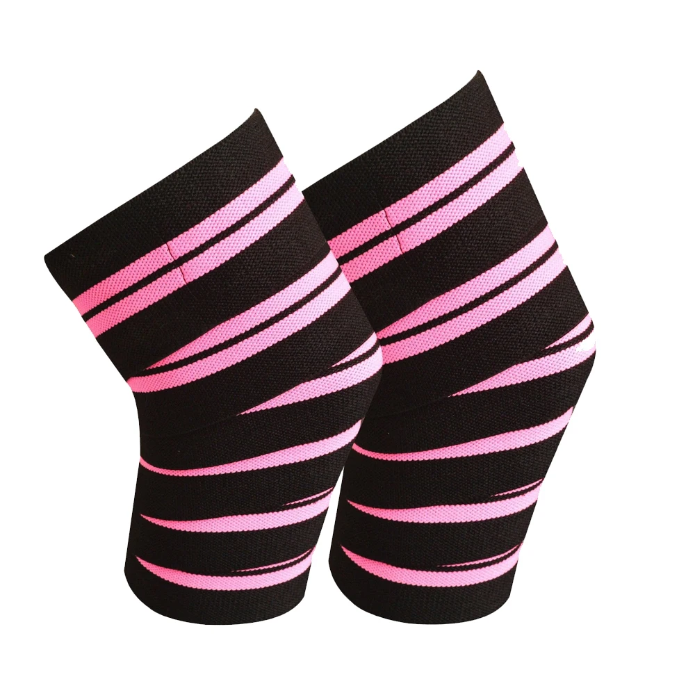 Fitness City Weight Lifting Heavy Knee Wraps Highly Durable Sports Knee Wraps Provide The Right