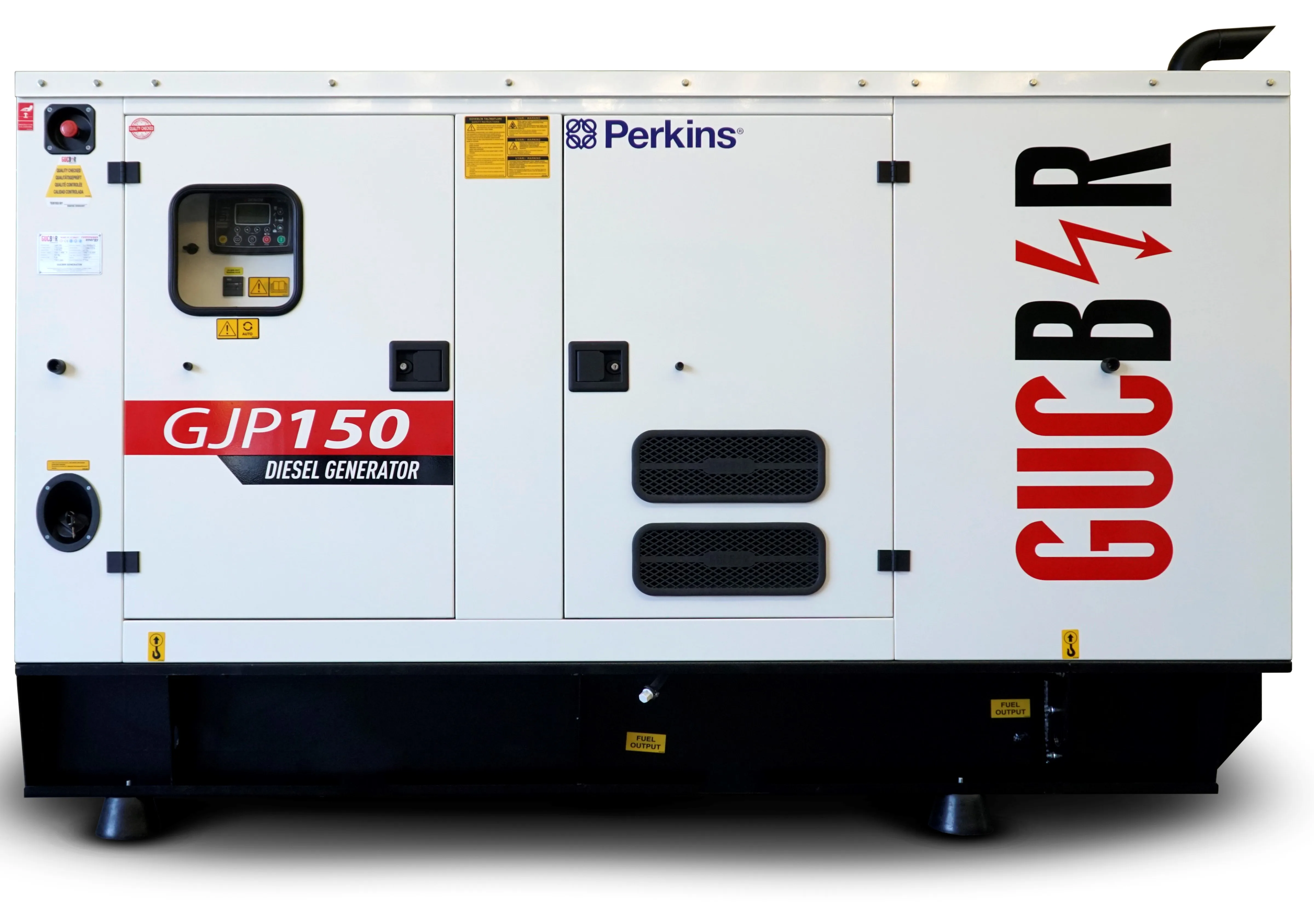 220kva Diesel Genset Diesel Generator Alternator Ats Cb Canopy