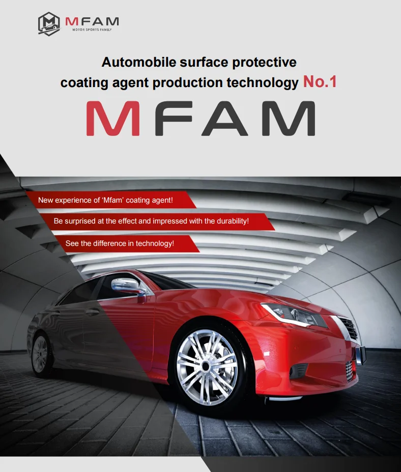 [M FAM] Korean No.1 Automobile glass surface protective coating & Water repellent coat 50ml/1 set