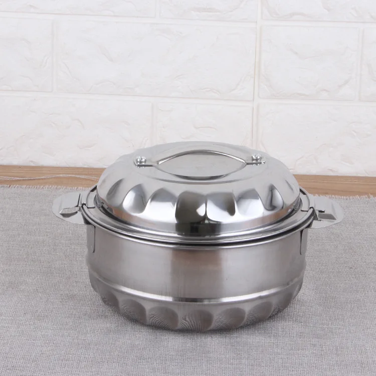 Single Wall Big Size Insulated Stainless Steel Casserole Hot Pot ...