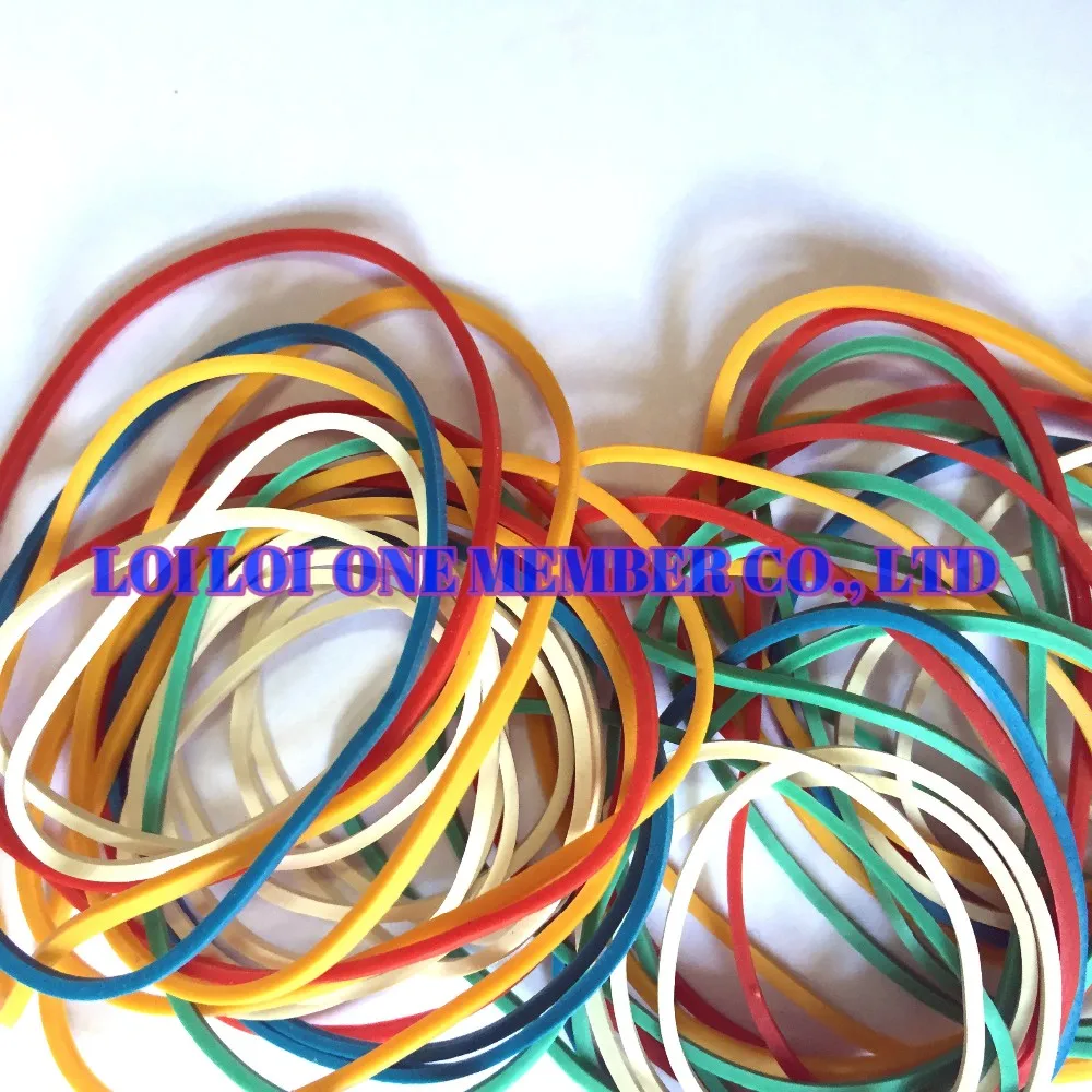 Colorful Customized Natural Rubber Band Size 18 Different Types / Multi