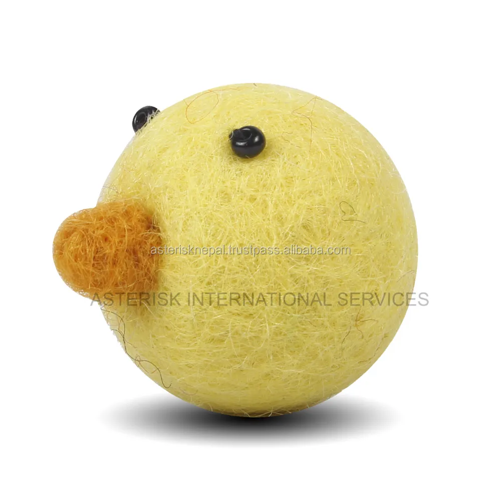 Handmade Felt Duck High Quality Wool Diy Pet Product Ecofriendly