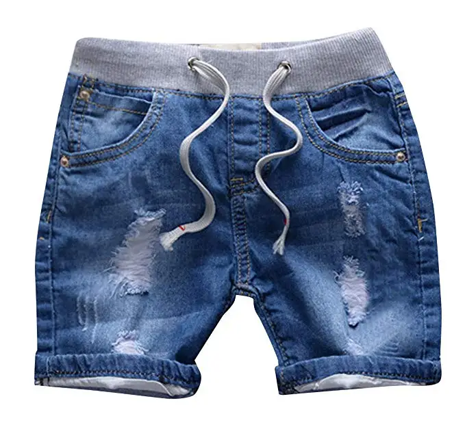 blue jean jumpsuit shorts