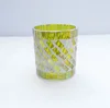 Indian made New design glass mosaic candle jar candle votive tealight holder