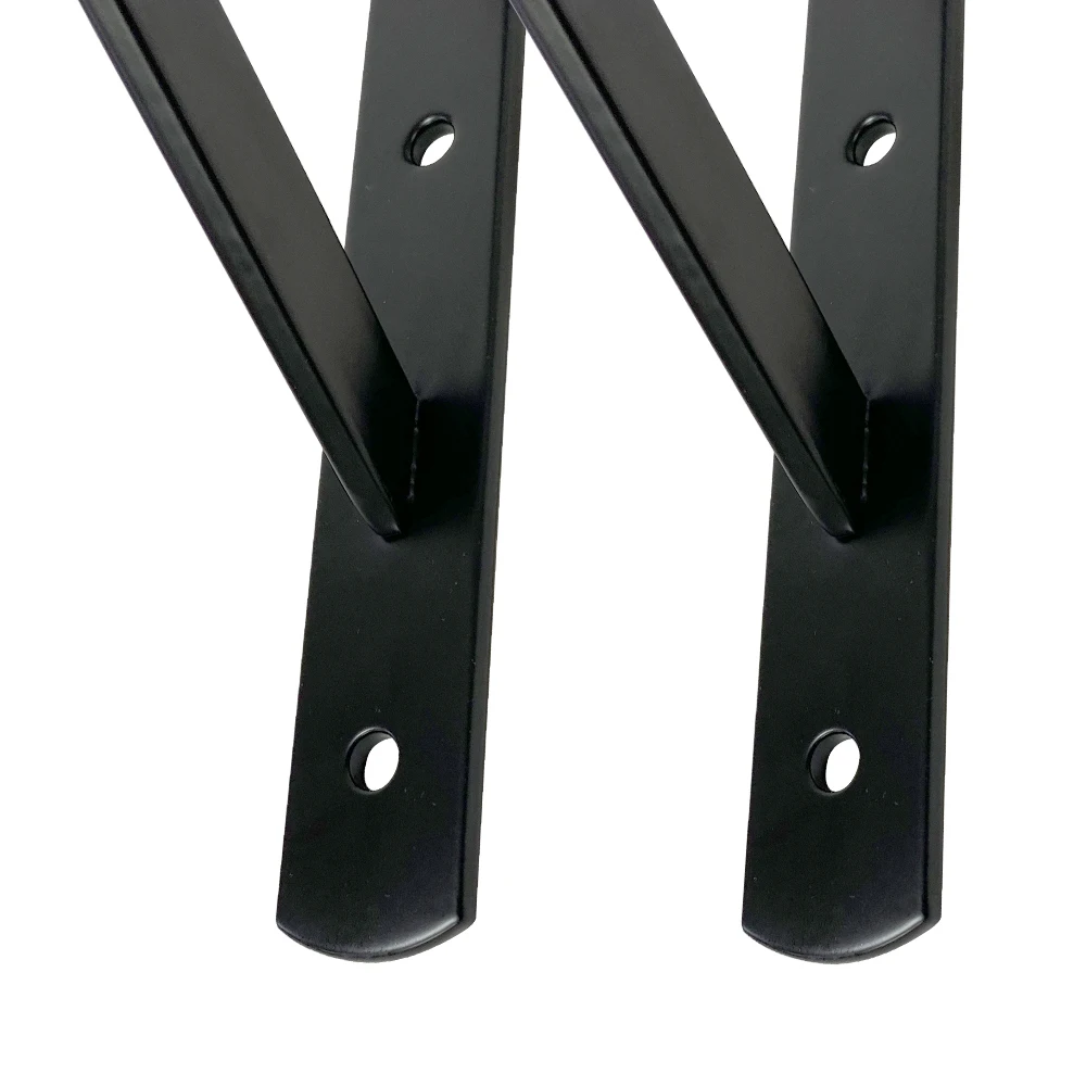 Small Size Heavy Duty Wall Shelf Bracket Steel Flat Angle Bracket