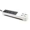 Lexuma XStrip 3 way 15A Surge US Protected Power Strip with USB Quick Charge 2.0