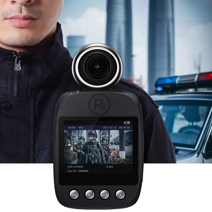 Body Worn Camera Articulated Camera Head Design Pe Model Type Q1 With Ce Fcc Gps 1080p Ip68 H