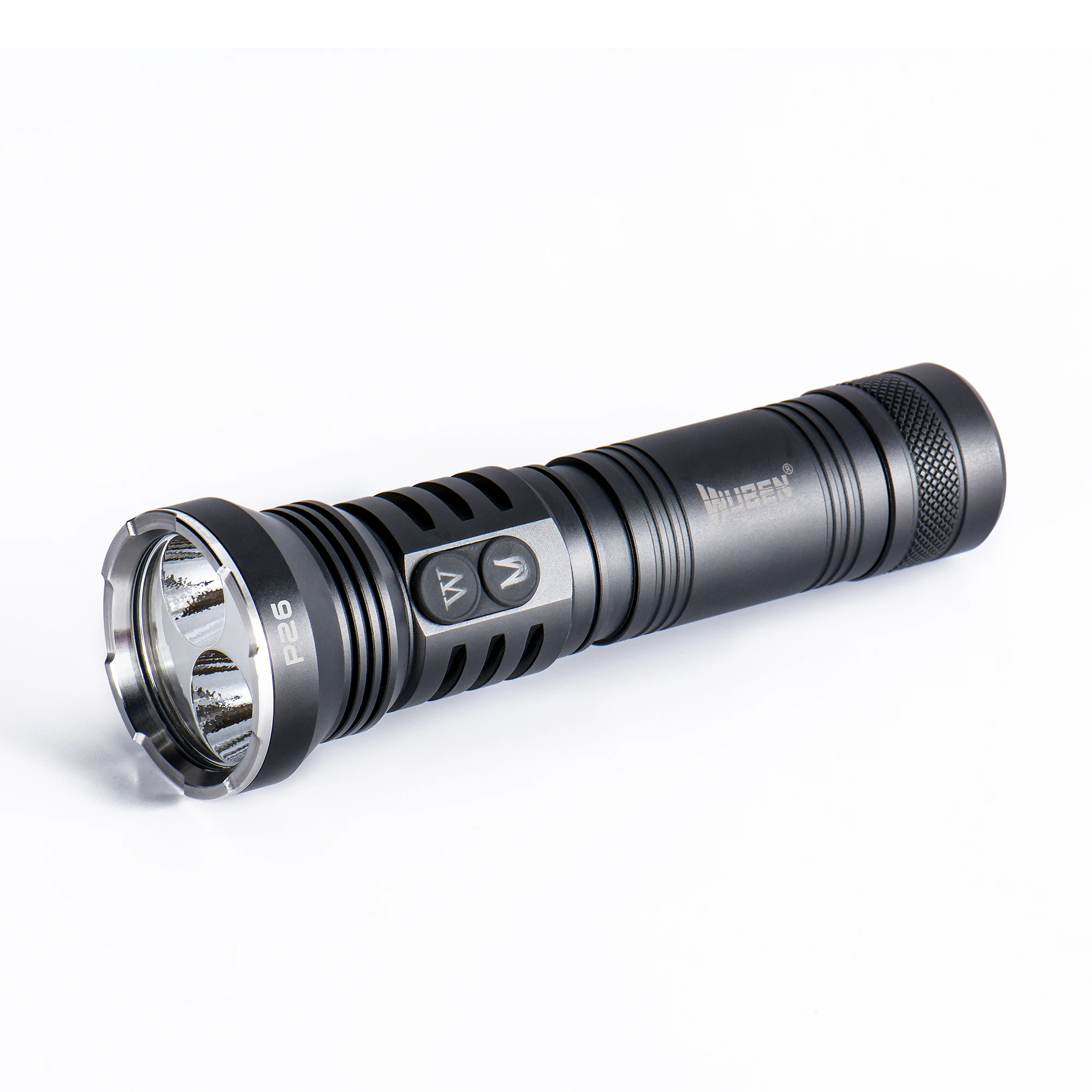 P26 365nm LED Light IP68 Waterproof Torch USB UV Police Flashlight