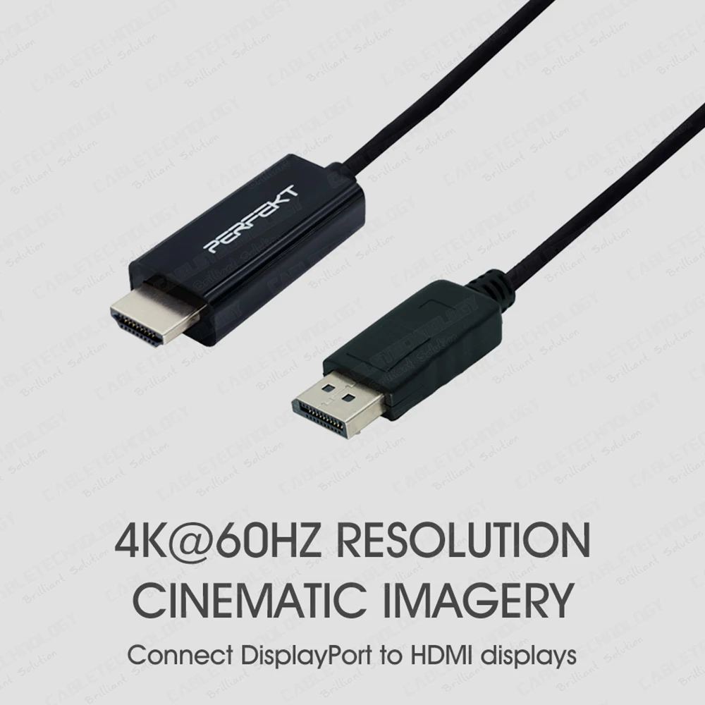 Displayport Dp 1.2 Hdmi 2.0 Cable Male To Male Adapter 4k 60hz Buy Dp