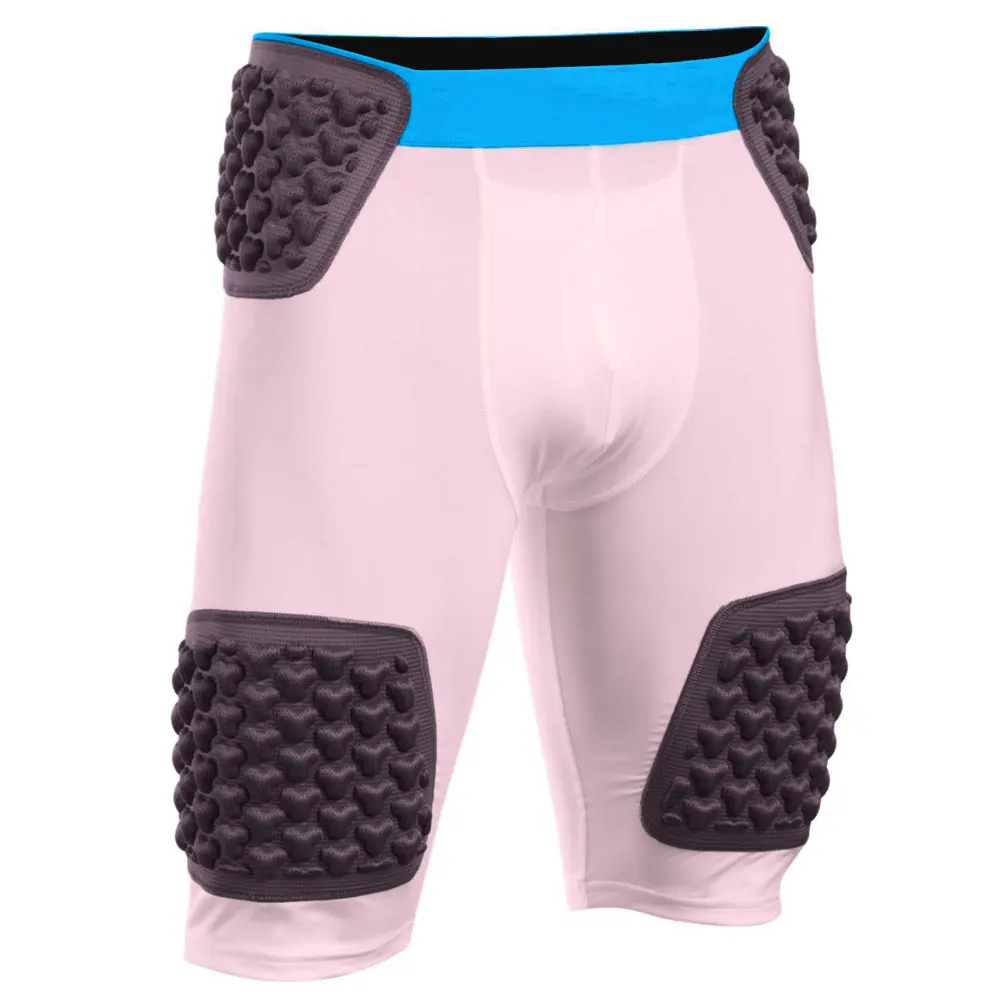 American Football Girdle Padded 7 Pant Football Girdle Short High