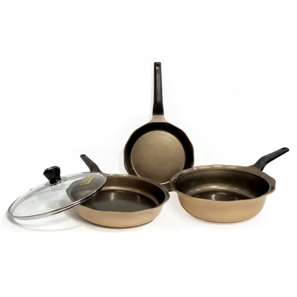 Premium No Burning Non Stick Flower Frying Pan 28cm Patented No Fine