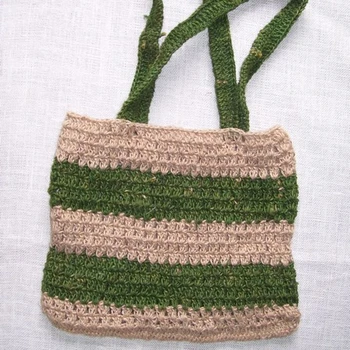 crochet jute bag