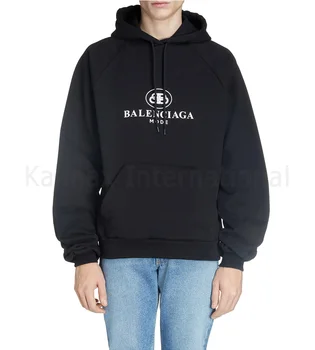 thick black pullover hoodie
