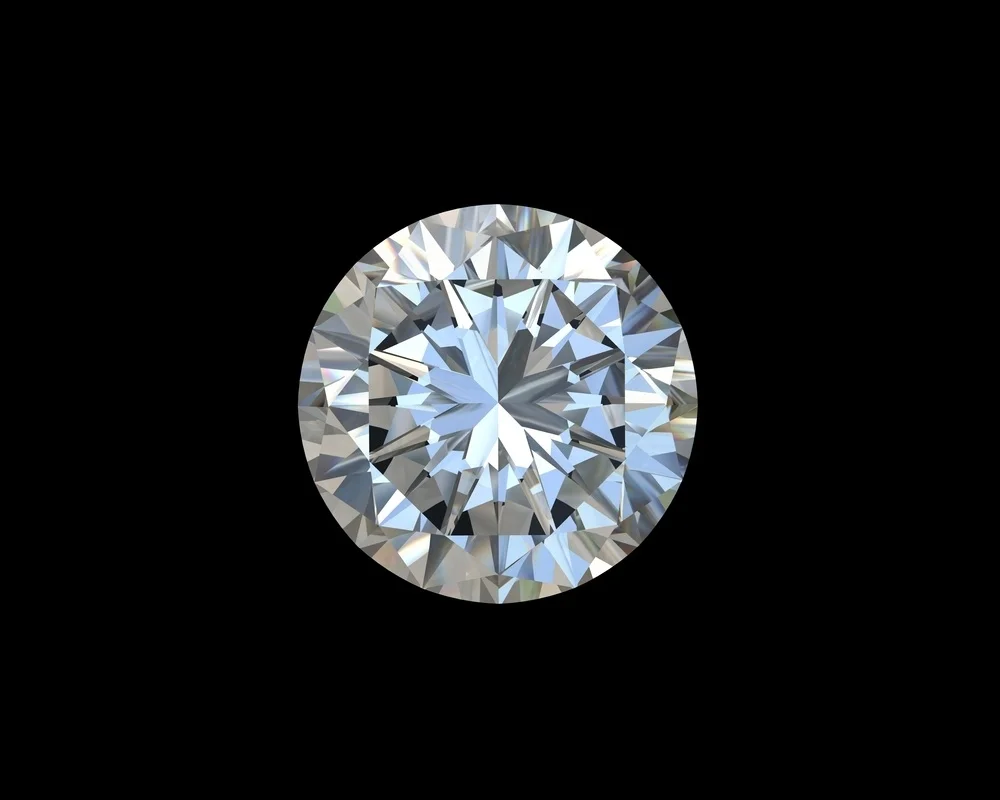 round brilliant cut natural diamond