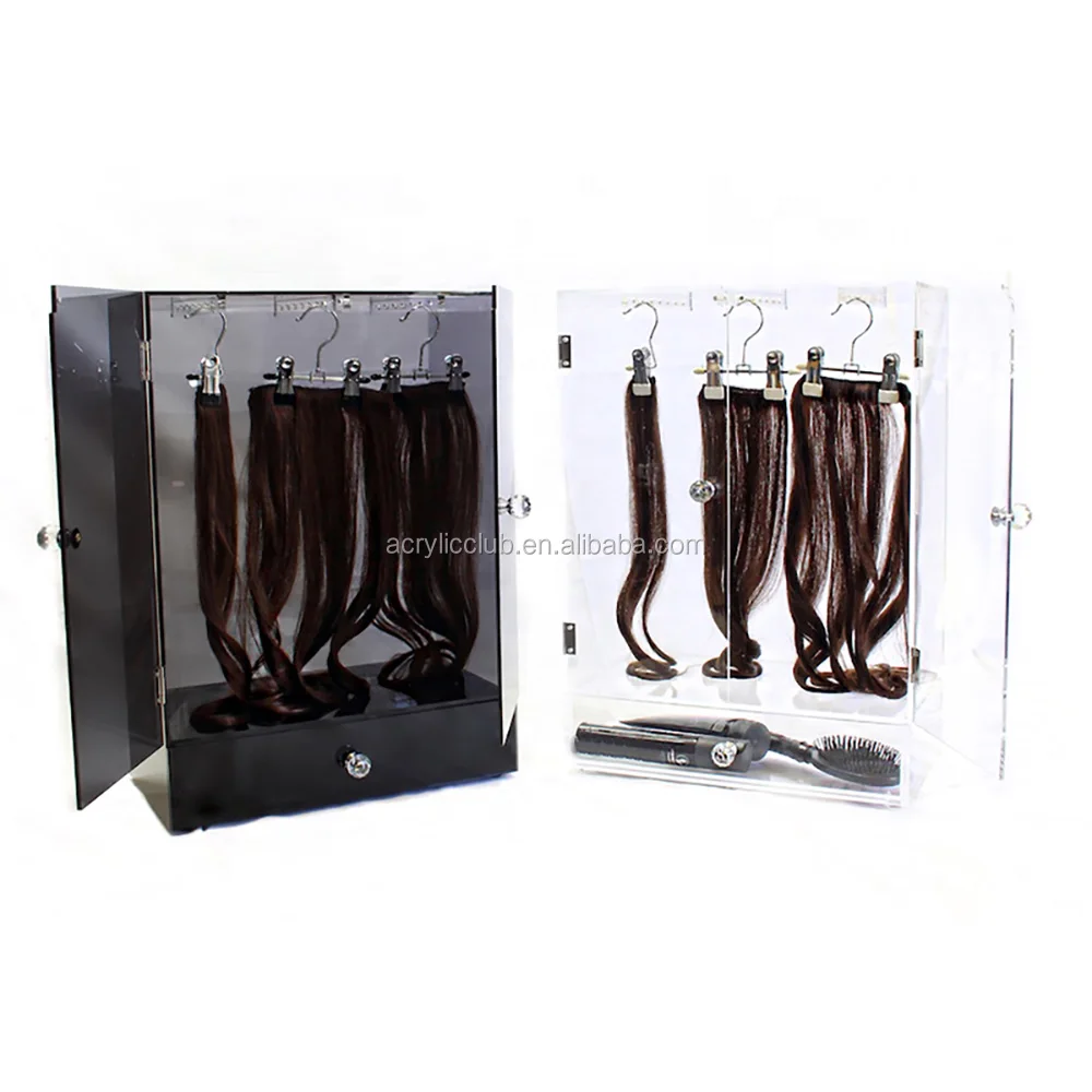 Custom Hair Wigs Display Case Wig Storage Acrylic Box Buy Wig