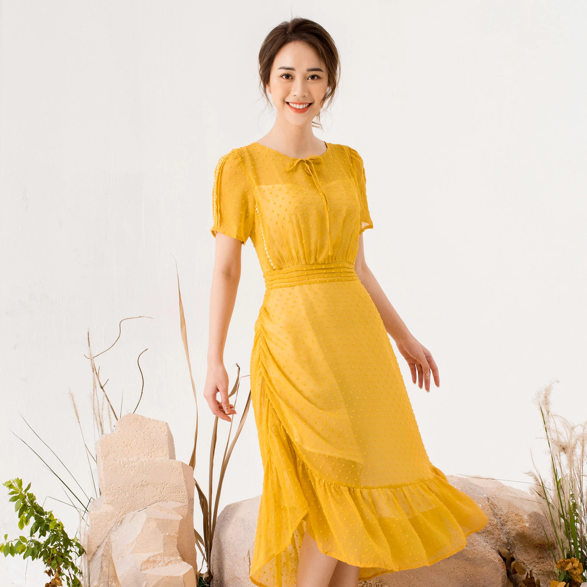
Summer Chiffon Casual Dress Manufacturing 2020 Summer New Design Supersoft Silk Chiffon 