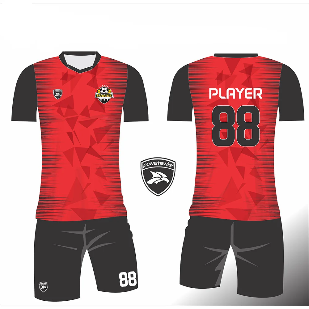 Latest Professional Youth Adult Soccer Uniform Football Jersey Quick